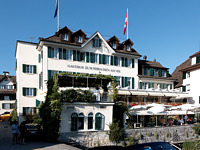 im Hotel Hirschen am See in Obermeilen
